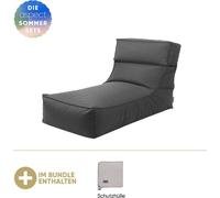 Transat d'extérieur Blomus -STAY- modèle L, avec housse de protection e, couleur anthracite