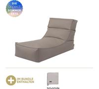 Transat d'extérieur Blomus -STAY- modèle L, comprenant une housse de protection offerte, couleur Earth