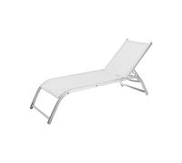 Transat Dossier inclinable Empilable Crema Outdoor Aluminium Ulisse Design art. UD02 Personnalisable
