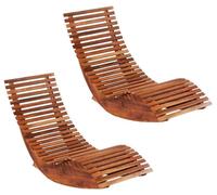 Transat en bois d'acacia, transat berceau, transat de jardin, transat en bois, chaise longue, transat de plage, pour jardin, terrasse et sauna. Design rétro. Dimensions : 149 x 60 x 86 cm. (Quantité :