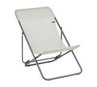 Transat Jardin Pliable - Chilienne Multi-positions : Largeur 58 Cm - Maxi Transat - Batyline® Iso - Beige Seigle - Lafuma Mobilier