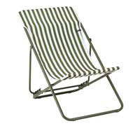 Lafuma Chaise Longue Maxi Transat Rayures Moss