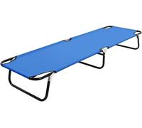 Transat pliable, transat de jardin, chaise longue, ensemble de jardin d'extérieur, fauteuil de jardin, mobilier de jardin, transat pour piscine, transat relax, terrasse, bleu, acier