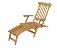 Happy Garden Transat Pliant 153cm en Teck Lombok