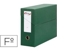 Transferbox pardo folio doublé extra double dos 80 mm intérieur avec porte-carte vert