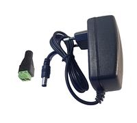 Transformateur 12 V DC Alimentation pour bandes LED Source d'alimentation 220 V - > 12 V. Noir