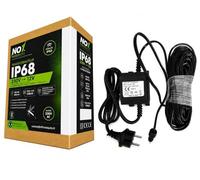 Transformateur d'alimentation 220V / 12V Compatible avec Mosquito Magnet® Pioneer et Patriot - Étanche - Câble 13,5 m + 1,3 m - Bloc d'alimentation Renforcé pour Piège à Moustiques