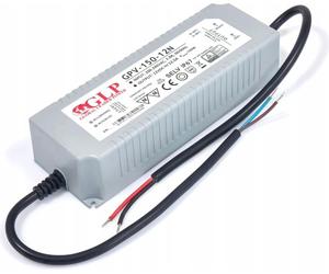 Transformateur d'alimentation GLP LED - 12V 120W - 10A - adapté à l'éclairage LED 12V - IP67 étanche