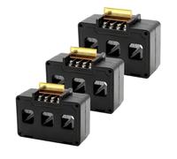 Transformateur de courant triphasé CT5 50/5 A 100/5 A 200/5 A 300/5 A 3 en 1 avec capteur CA, fonctionnant avec disjoncteur CM1(CT5-100,200 5A)