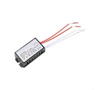 Transformateur électronique 110 V vers AC 12 V pour éclairage LED basse tension à intensité variable avec télécommande 80 W (50 W)