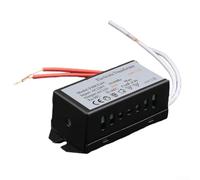 Transformateur électronique léger pour halogène et xénon, conversion AC220V vers AC 12V, gradation et prise en charge de la télécommande (50W)