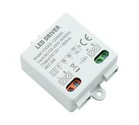 Transformateur LED 12V 2-Pack 40x40mm Anti-Scintillement | Anti-, sortie stable 12V, pour rubans LED, éclairage pour sous meuble, intérieur maison