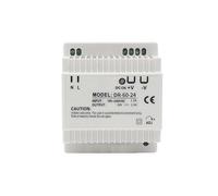Transformateur pour rail DIN Sortie 24V/2.5A pour Visiophone connecté 2 fils, Bloc d'Alimentation Entrée 100-240 V AC 50/60 Hz pour Interphone Vidéo