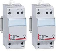 Transformateur pour sonnerie 230V vers 12V ou 8V - 8VA - 2 modules (Lot de 2)
