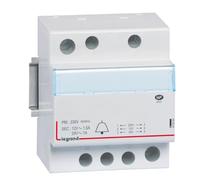 Transformateur pour sonnerie 230V vers 24V à 12V - 24VA à 18 VA - 4 modules