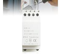 Transformateur pour sonnette : Alimentation sur rail DIN 230 V vers 8 V, 12 V ou 24 V, compatible avec tous les modèles de sonnettes (Blanc)