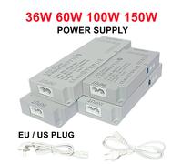 Transformateurs domestiques avec prise ue/US AC220V à DC12V 24V, alimentation à découpage, armoires d'éclairage domestique, bande lumineuse LED 150W