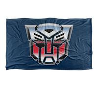 Transformers Autobot Airbrush Logo Plaid Ultra Doux au Toucher Soyeux - 91 x 147 cm