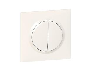 Transformeur pour réaliser 5 fonctions va-et-vient/ poussoir avec plaque et griffes - Dooxie one LEGRAND