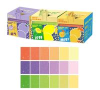 Translucent Writing Tabs, Clear Sticky Notes, 105 Sheets 3 Set