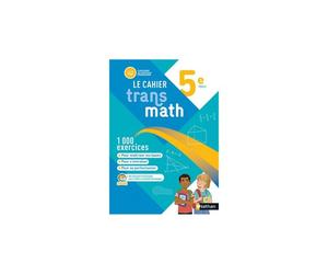 Transmath Mathématiques 5e Cahier Élève 2026