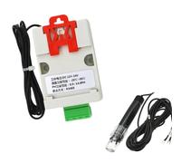 Transmetteur de mesure de l ' eau avec sortie de point, RS485 | Alimentation à courant continu 12-24 V, bornier à vis, détails clairs d ' alimentation et de connexion pour les