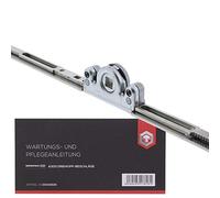 Transmission de fenêtre Aubi GK - AGKK - Ferrure AGKK3120-100040 - Avec instructions d'entretien ToniTec pour ferrures de fenêtre Aubi A300.