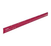 transotype 17808006 Règle à découper en aluminium Pro Rouge 80 cm