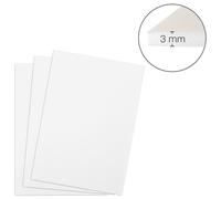 transotype 33030900 Panneau en mousse transotype, 500 x 700 mm, blanc, 3 mm