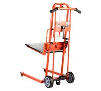 Transpalette manuel SucceBuy, capacité de charge de 150 kg, hauteur de levage jusqu'à 109 cm, transpalette à roulettes, transpalette polyvalent avec fourches réglables