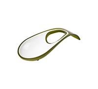Transparent avocado green REPOSE-CUILLÈRE BICOLORE "PREPARATION"