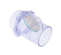 Transparent Clapet Anti-retour PVC pour Conduite D'eau, la Cuisine | Installation Facile, Résistance à L'usure, Design Antibackflow, Usage pour Évacuation et Plomberie D'évier