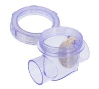 Transparent Clapet PVC Anti-retour pour Tuyau D’eau ’égout | Corps Inspectable, Usage la Cuisine et Plomberie, Anti-refoulement, pour Conduites D’eau ’évacuation