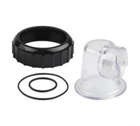 Transparent Pre-Filter Cover Kit for pour sps Series Pool Pumps with | Filter Basket Cover Assembly SPS50 Circulator Parts 45mm 79mm O Ring Seal Set Circulation Pump Insert Components