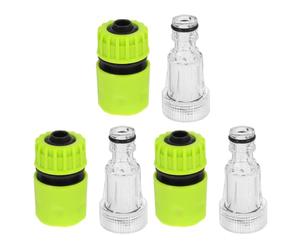 Transparent Raccord Rapide Ensembles 3 en PVC | Compatible Nettoyeurs Haute Pression, Entretien Facile, Usage Polyvalent pour Camions et Patios