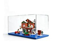 Transparent Vitrine en Acrylique,3mm Vitrine Acrylique Boîte d'affichage Anti - poussière,pour Lego Collection 42179 Planète Terre Lune en orbite pour 21062 Trevi-Brunnen 21354 Figurine(40x20x30CM)