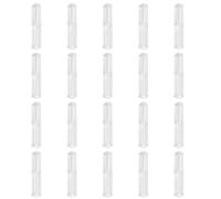 Transparente Boîte à Stylos 20 Pièces en Plastique pour Bille | Format Quadrangulaire Compact, Plaque Fixe, Maintien Sécurisé, Adaptée aux Étudiants, Boutiques et Présents Professionnels