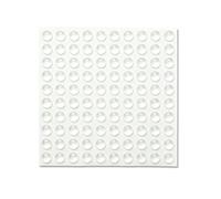 Transparente Pieds Adhésifs, 100 Pcs Butées de Protection en Caoutchouc, Tampon de Porte Autocollant, Patin Silicone Transparent, pour Tiroirs, Meubles, Portes