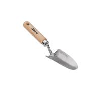 Vito Transplantoir de jardin Petit modèle 65 x 135 x 315 mm - Manche bois, inox, fer forgé à la main