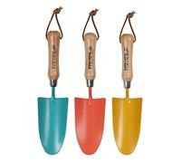 Transplantoir en acier - manche bois - jaune - Colours SPEAR AND JACKSON