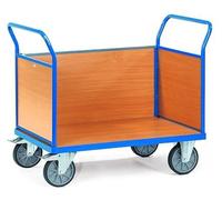Transporteur mttcc253 F 401, chariot de transport, avec 3 panneaux, capacité de charge de 500 kg, dimensions : 1030 mm (longueur) x 509 mm (largeur) x 958 mm (hauteur)