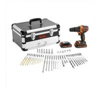 Black & Decker Perceuse à percussion sans fil BDC718AS2F-QW 18V - 2 batteries, coffret 80 accessoires