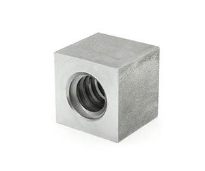 Trapèze Écrou Filetage evkm 10 x 2 droite acier, carré sw17l15