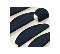 Trapmatten zelfklevend 15 st 65x21x4 cm naaldvilt marineblauw322357