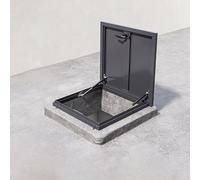 Trappe d'accès de toit en acier avec poignée 55,9 x 76,2 cm pour une installation facile de la couverture d'inspection pour toits commerciaux et design sécurisé
