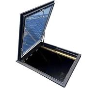 Trappe de sortie toit, trappe | , puits de lumière for ramoneurs, éclairage et ventilation, couverture de cave en aluminium(65x65cm/25.6x25.6in)