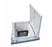 Trappe de toit étanche pour sortie de secours Blanc 90 x 70 cm Solution d'accès sécurisée pour usage domestique et industriel Design fiable et robuste