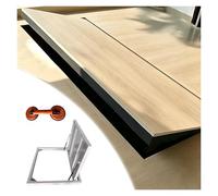 Trappe de Toiture Trappe D'accès Discret Sous-sol Porte d'entrée, Sans joint Tranche dissimulée au sol Avec ventouses, Invisible Montage encastré Couvre-cave Pour rénovation(White,LXW 26x32in)