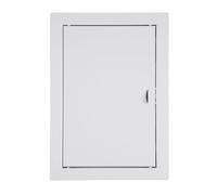 Trappe de Visite 40x50cm, pour Inspection - en Métal, pour Inspection, Montage Horizontal et Vertical - Blanc, Bouton Pression, ADGO