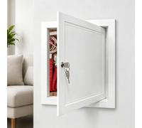 Trappe de Visite 90 80 70 60 50 40 cm Plumbing Access Panel, Attic Loft Wall Hatch Lockable White, Drywall Service Door Electrical Inspection Hatch